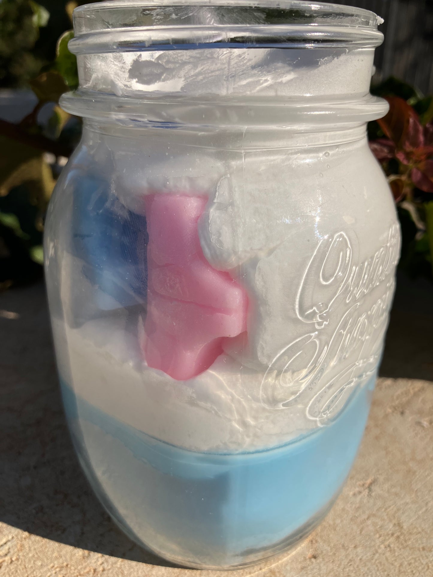 Bougie mason jar 360g « jour de lessive «