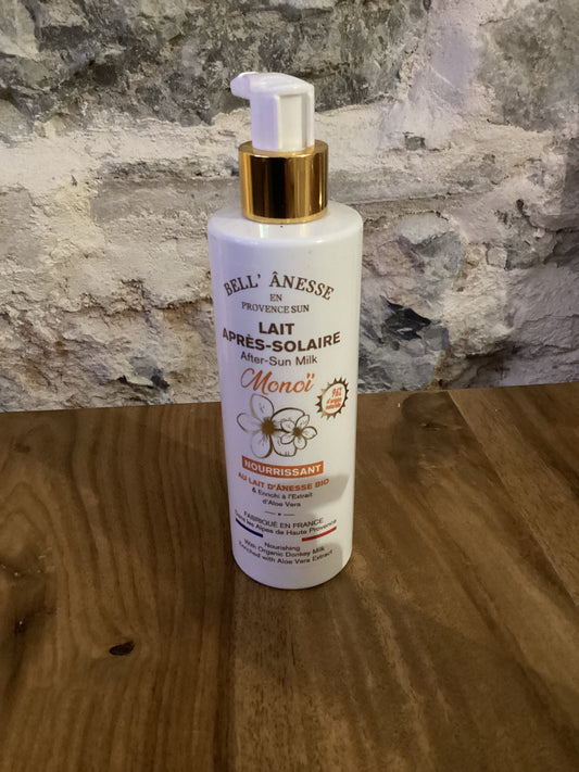 Lait après soleil au monoi