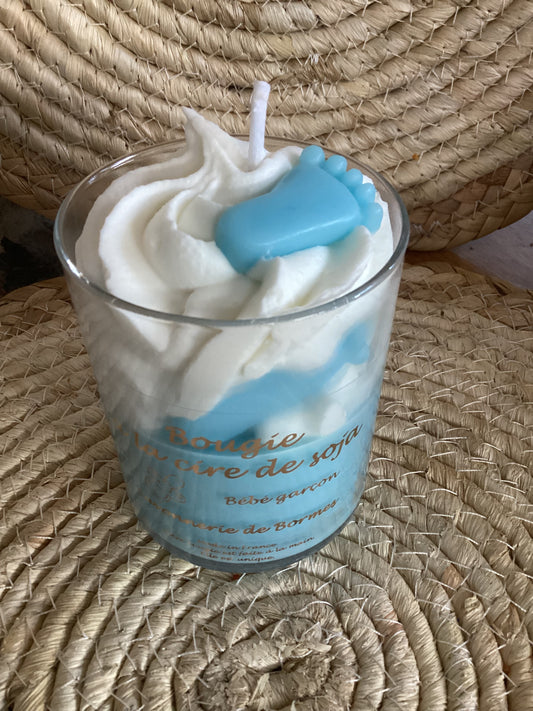 Bougie pâtissière 190g Bébé Garçon