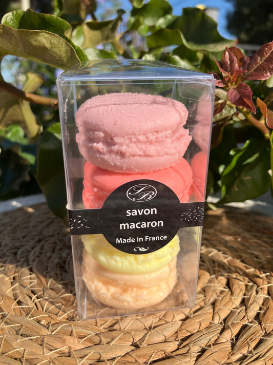 Coffret 4 savons macarons 30g