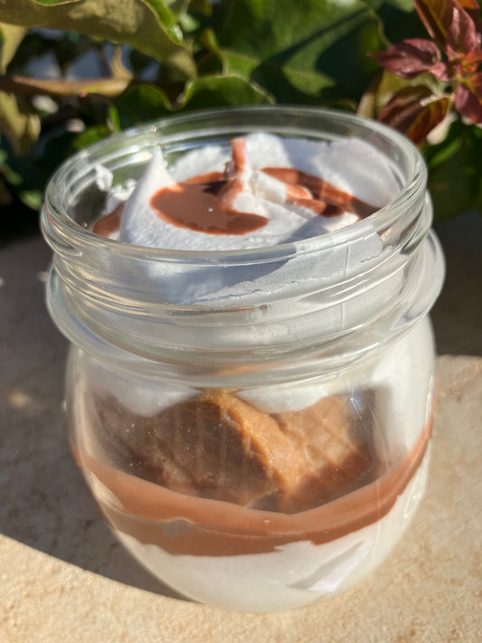 Gaufrette sauce chocolat